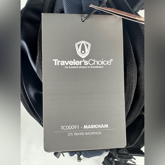 Traveler's Choice Markham 27L Backpack, Expandable, Business, Travel, Work, O... - Picture 7 of 7